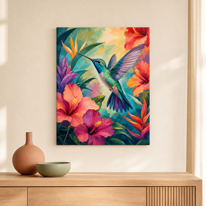 Colibrí tropical - ambiente