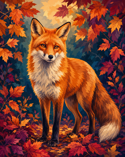 Zorro de otoño - diseño maestro