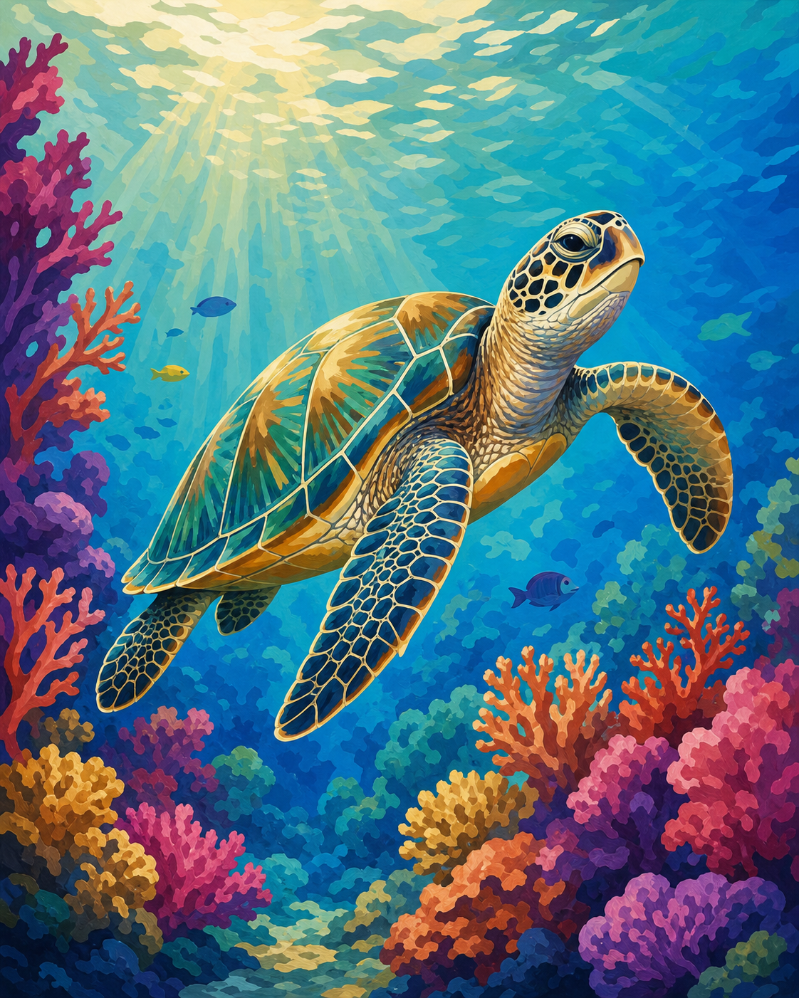 Tortuga marina - diseño maestro
