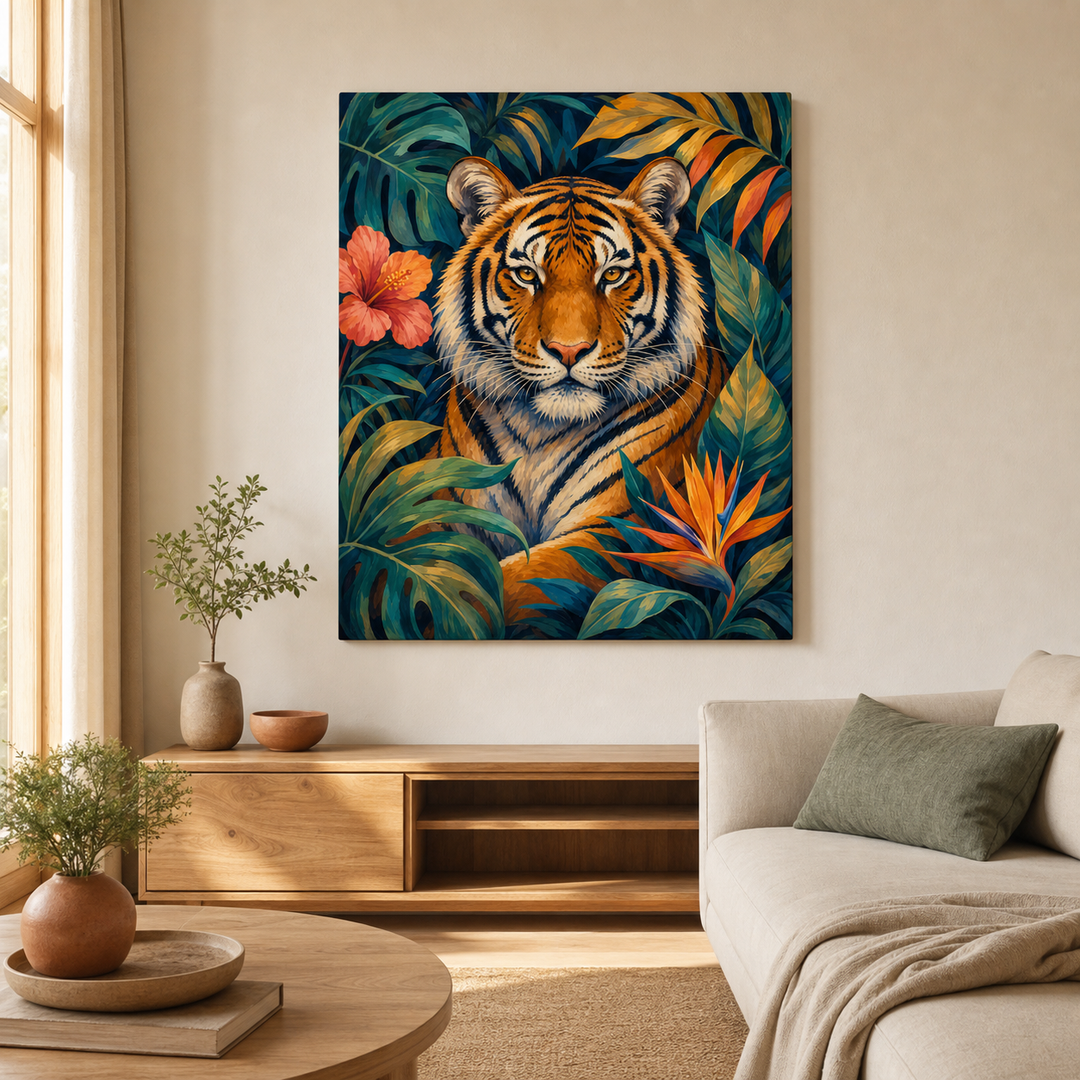 Tigre tropical - ambiente