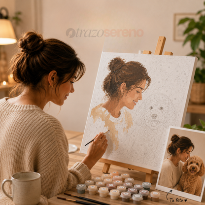 Pinta lo que Amas — Kit Personalizado de Pintura por Números
