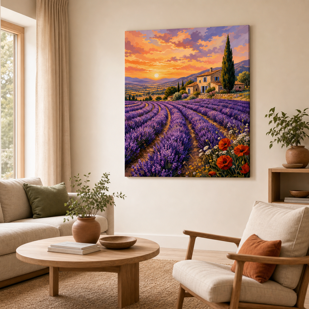 Campo de lavanda - ambiente