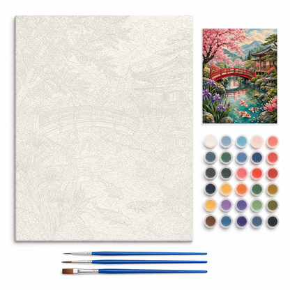 Jardín japonés - kit sin pintar