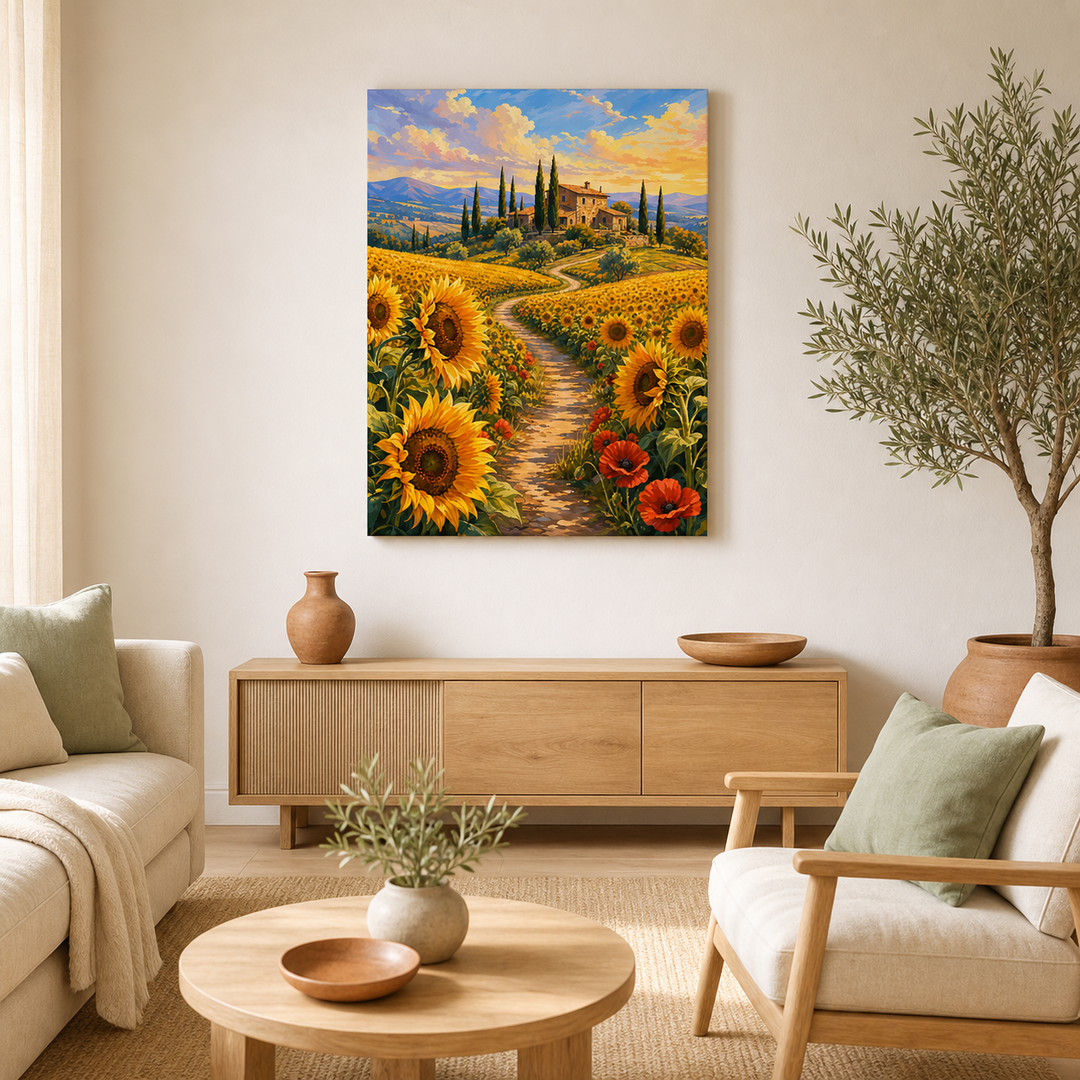 Camino de girasoles - ambiente