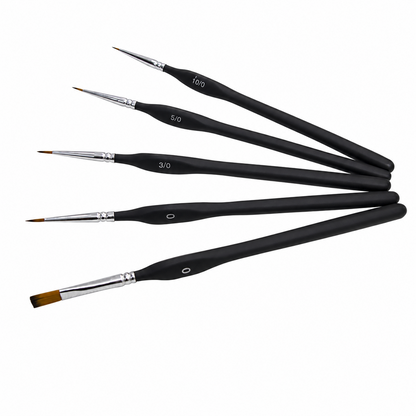 Set de Pinceles para Detalle · 5 piezas