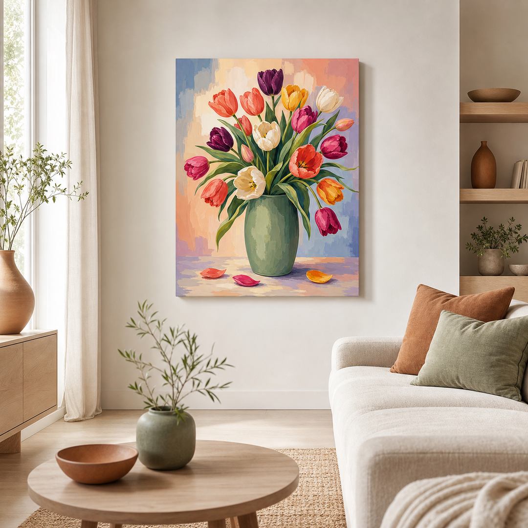 Tulipanes de primavera - ambiente