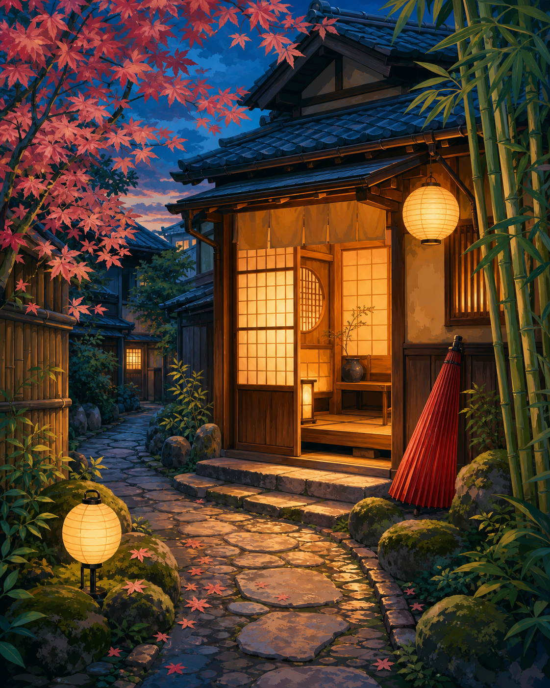 Casa de té en Kioto - diseño maestro