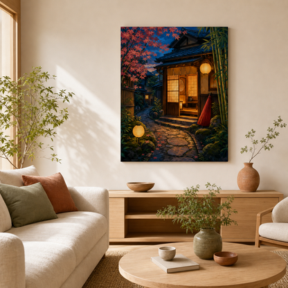 Casa de té en Kioto - ambiente