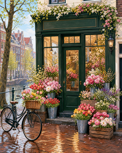 Floistería en Ámsterdam - diseño maestro