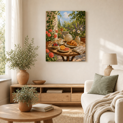 Desayuno en el jardín - ambiente