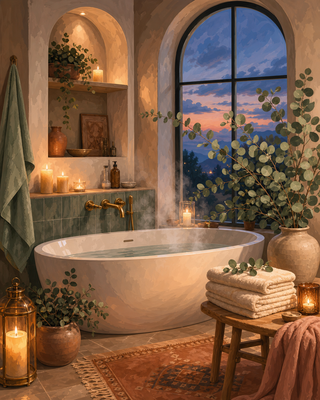 Baño de calma - diseño maestro