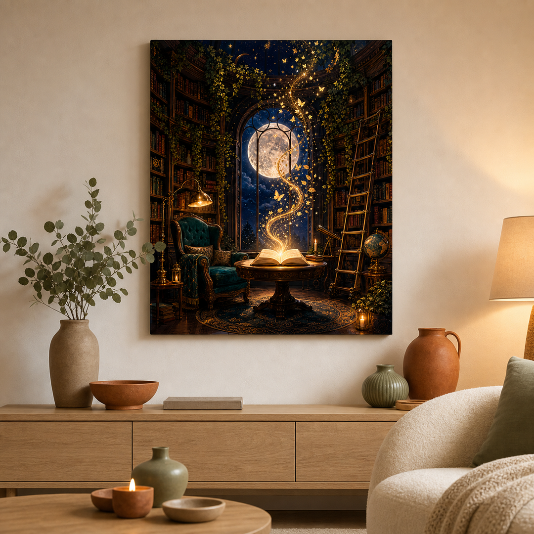 Biblioteca de la luna - ambiente