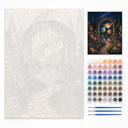 Jardín de los planetas - kit sin pintar