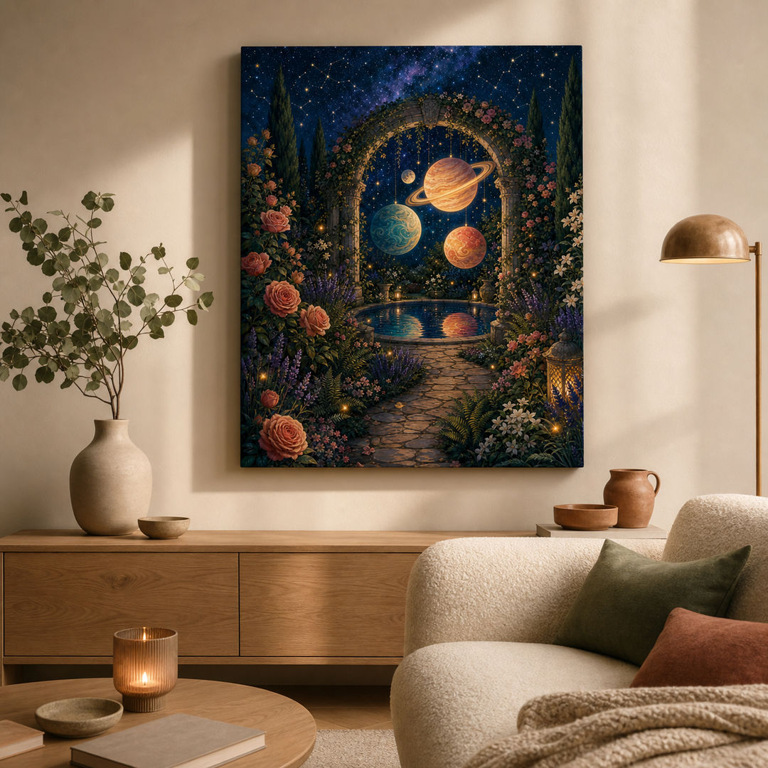 Jardín de los planetas - ambiente