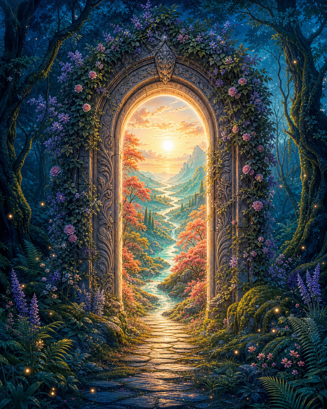 Puerta hacia otro mundo - diseño maestro