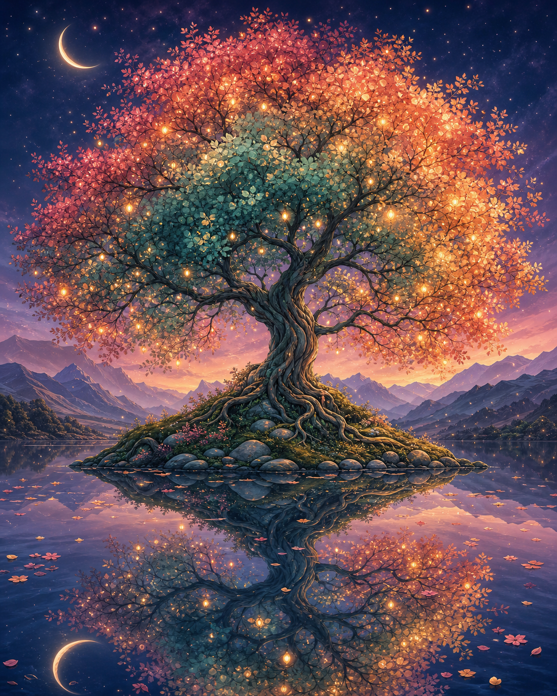 Árbol de los deseos - diseño maestro