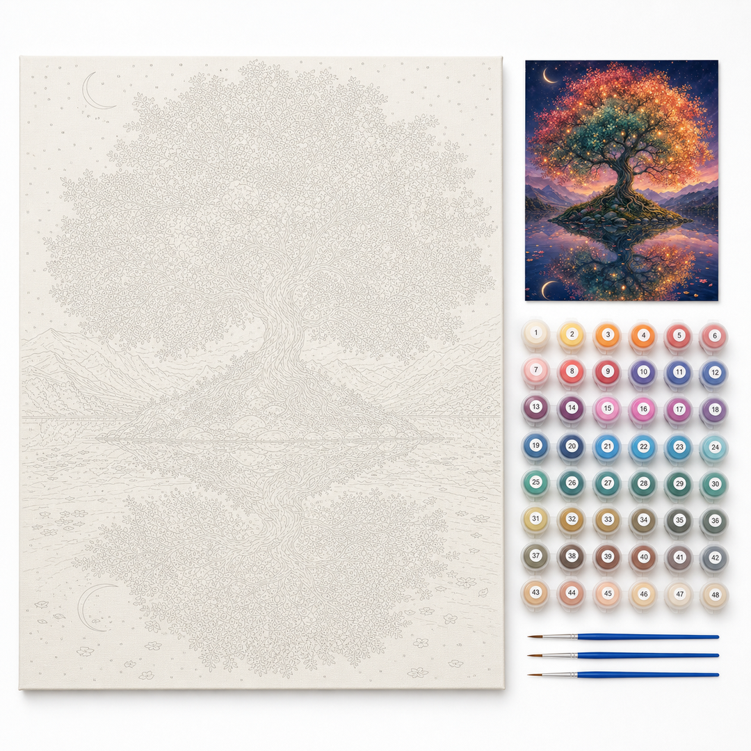 Árbol de los deseos - kit sin pintar