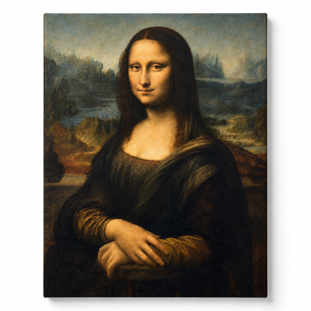 Mona Lisa — lienzo terminado