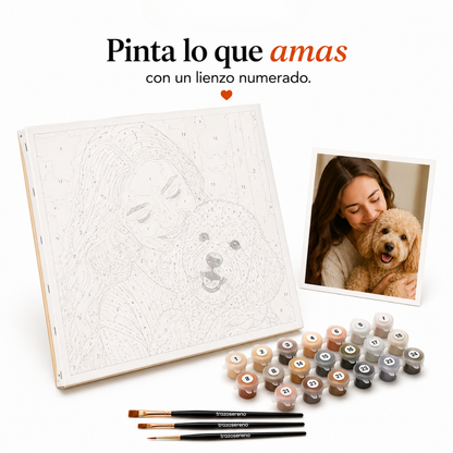 Pinta lo que Amas — Kit Personalizado de Pintura por Números
