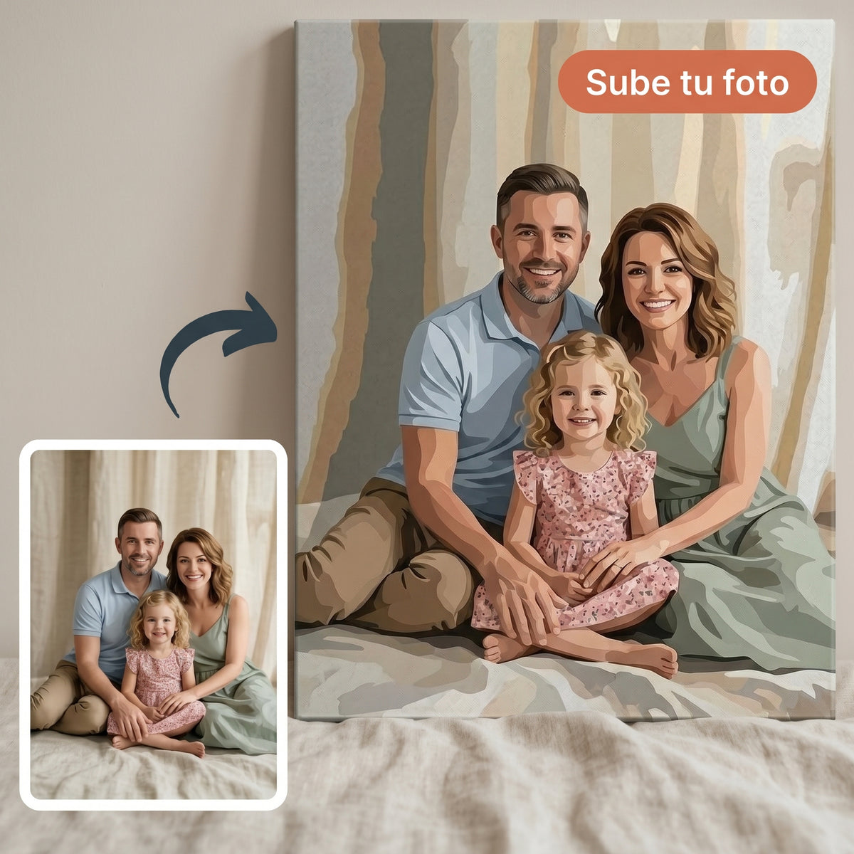 Pinta lo que Amas — Kit Personalizado con tu Foto