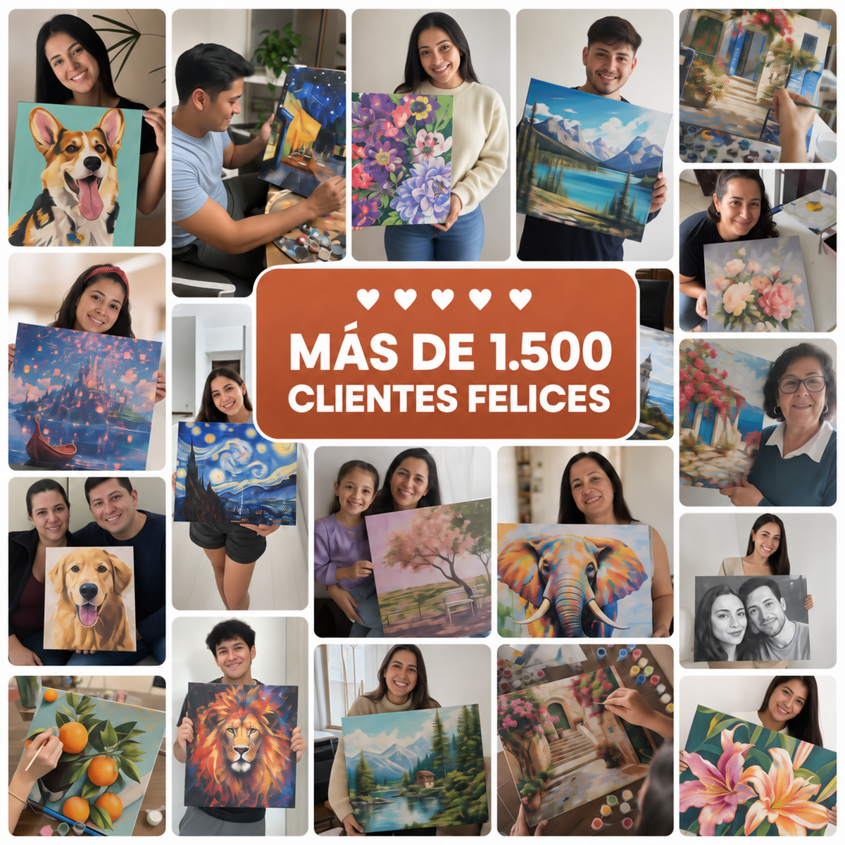 Pinta lo que Amas — Kit Personalizado con tu Foto